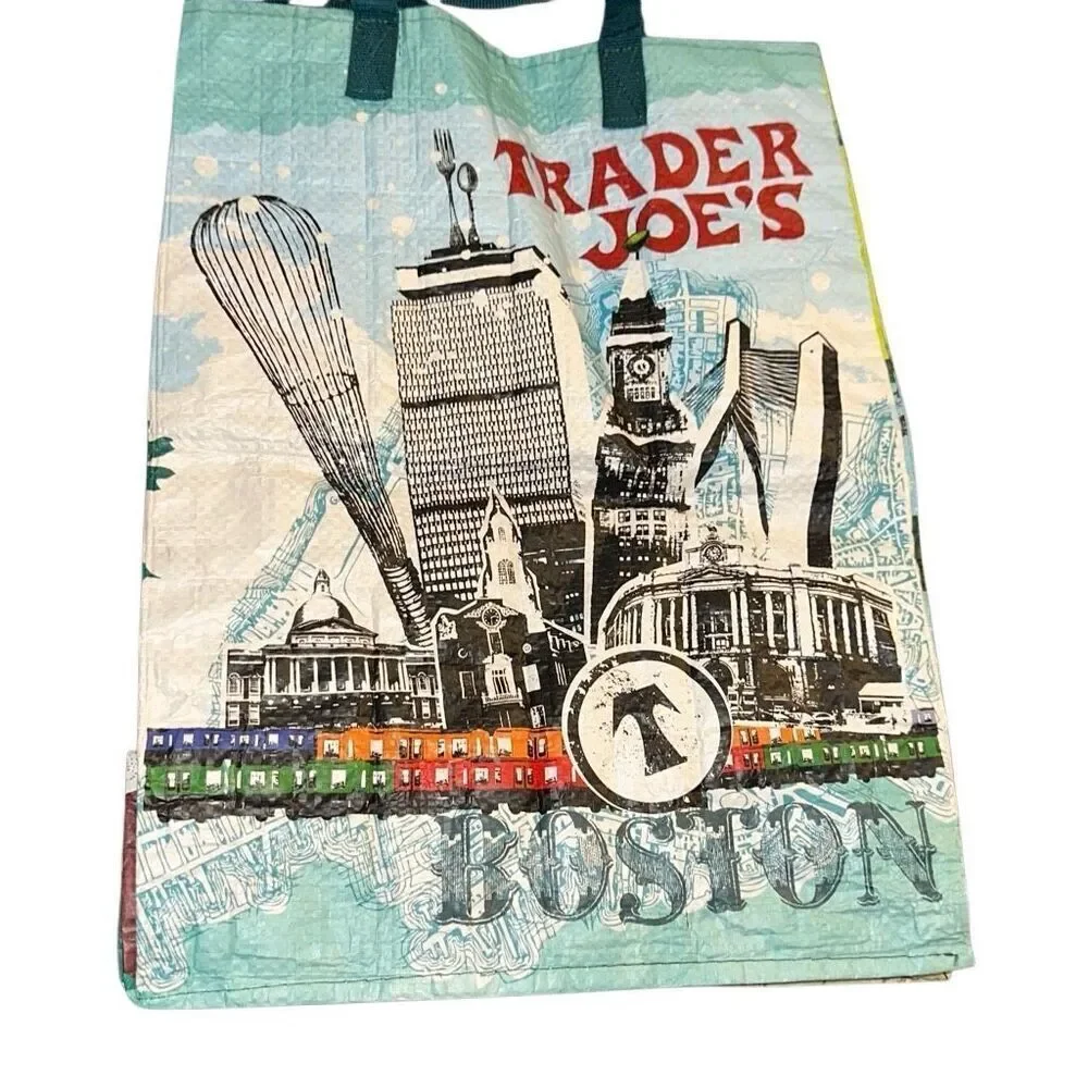 NWT Trader Joe’s uni-corny Reusable Shopping Bag Carry Tote